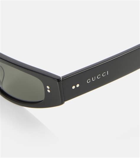 gucci flat top sunglasses|gucci transparent sunglasses.